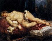 Eugene Delacroix Odalisque Reclining on a Divan oil painting picture wholesale